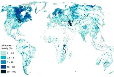 Hämmästyttävä kartta maailman järvistä julkaistiin – Suomi erottuu selvästi  - Tekniikan Maailma