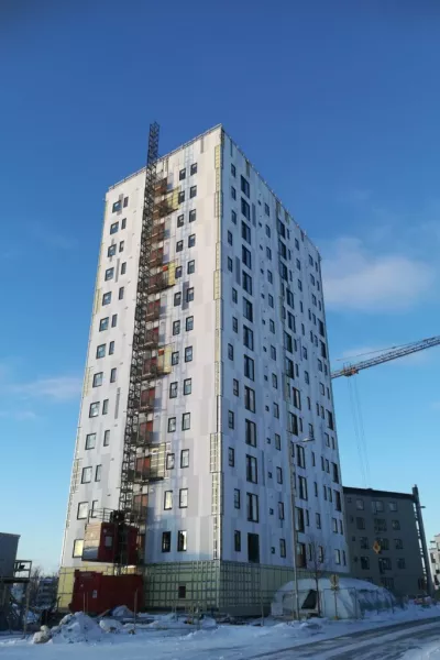 Suomen korkein puukerrostalo nousee harjakorkeuteen – Tältä 14-kerroksinen  talo näyttää nyt - Tekniikan Maailma