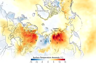 NASA julkisti punaisena hehkuvan kartan Siperian ja Euroopan helleaallosta  – Kaksi aluetta erottuu selvästi, ja toinen sivuaa Suomea - Tekniikan  Maailma